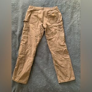 Carhartt fleece lined work pants